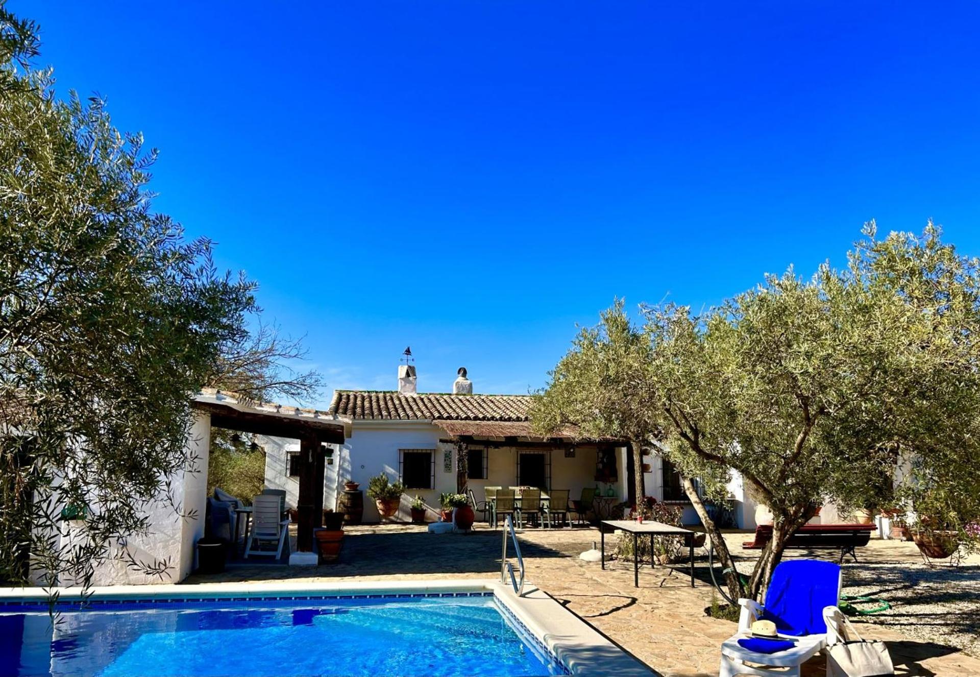 Refugio Andaluz Con Piscina Entre Olivos Villanueva de Tapia Exterior photo